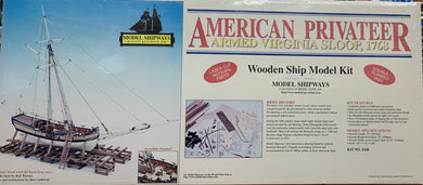 Armed Virginia Sloop, 1768 American Privateer 1/48