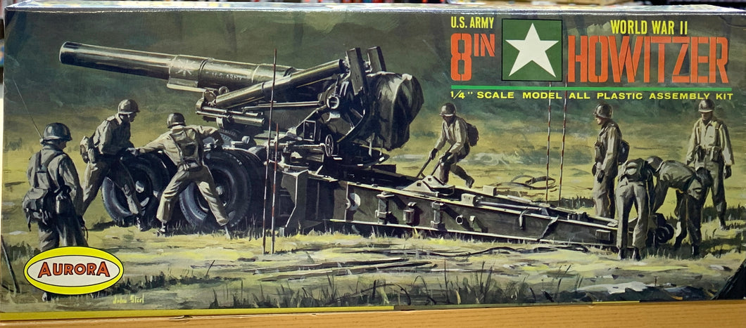U.S. Army World War II 8 in. Howitzer  1/48  1963 ISSUE