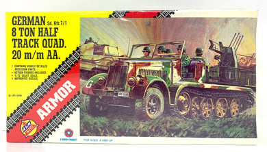 German Sd.Kfz.7/1 8 Ton Half Track Quad. 20m/m AA. 1/72 1974 ISSUE