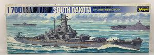 U.S.A. Battleship USS South Dakota BB-57 Water Line Series 1/700 1975 ISSUE