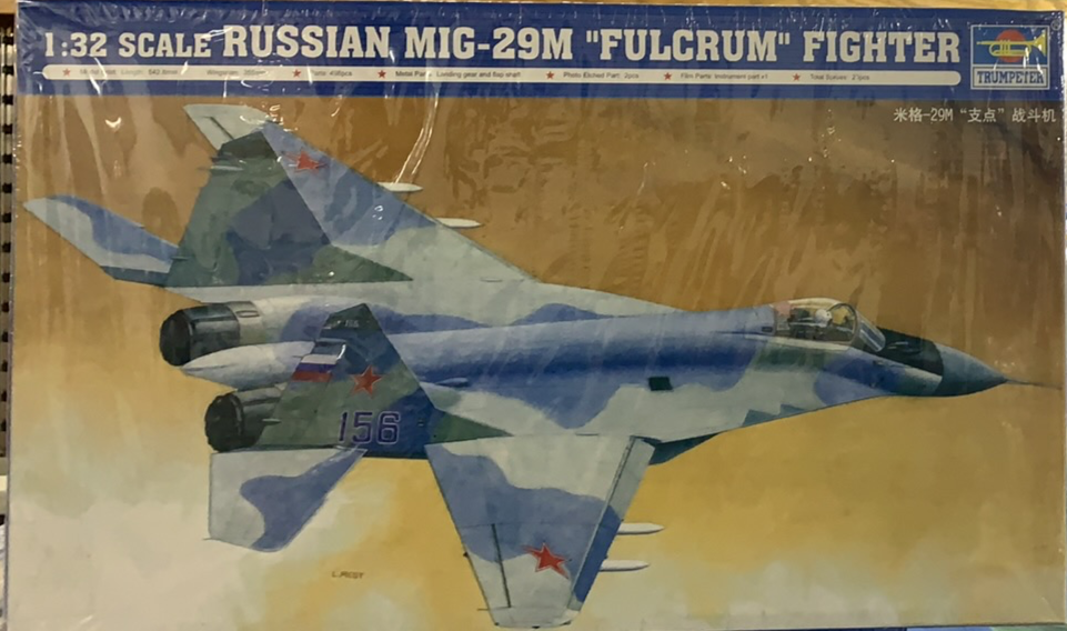 トランペッター RUSSIAN MIG-29M FULCRUM FIGHTER Russian Mig-29M Fulcrum Fighter 1/32 – J-BarHobbies