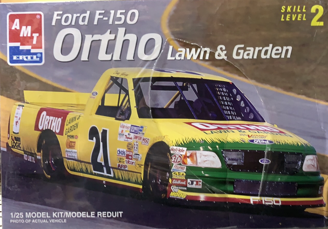FORD F-150 pick up # 21 jaune NASCAR 1996 ORTHO Doug GEORGE FORD F-150 pick up # 21 jaune NASCAR 1996 ORTHO Doug GEORGE