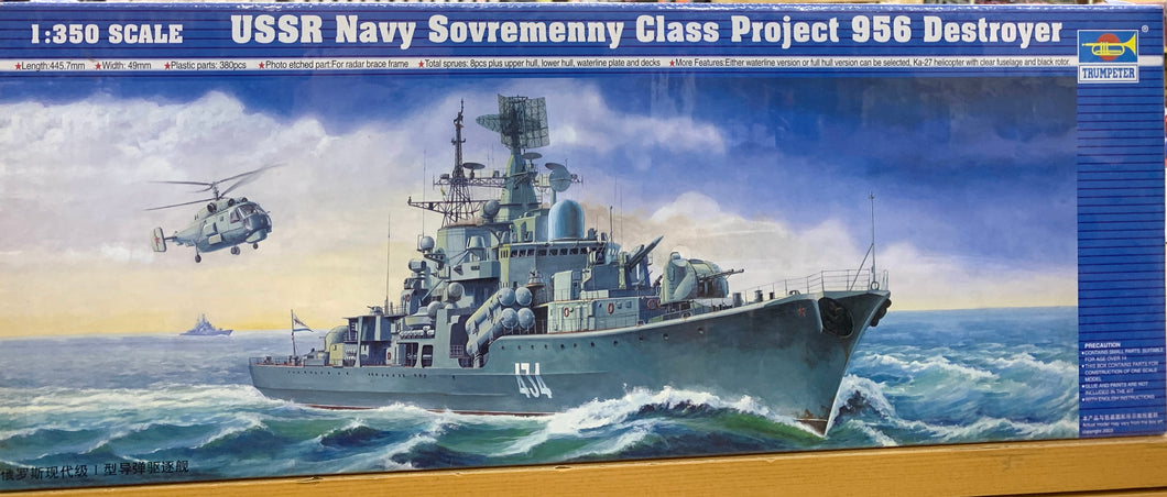USSR Navy Sovremenny Class Project 956 Destroyer 1/350