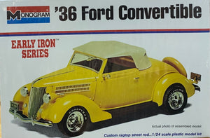 1936 Ford Convertible Custom Ragtop Steet Rod, 1/24 1995 ISSUE