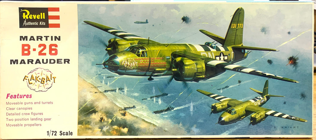 Martin B-26 Marauder Flak Bait 1/72 1966 ISSUE