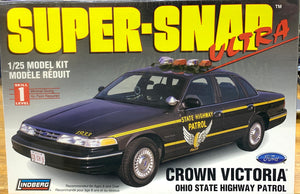 Super Snap Ultra Crown Victoria Ohio State Patrol 1/25
