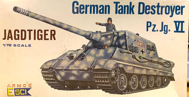 German Tank Destroyer Pz.Jg.VI Jagdtiger 1/72 Initial 1974 Release