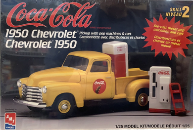 Chevrolet Pickup 1950 Coca-Cola with pop machines & cart 1/25 1997 Issue