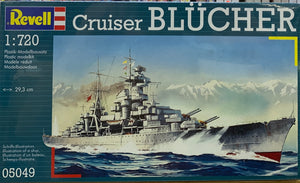 Cruiser Blücher 1/720  Heavy cruiser Admiral Hipper-class