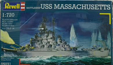 Battleship USS Massachusetts 1/720  Battleship South Dakota-class (1939)