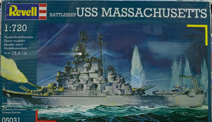 Battleship USS Massachusetts 1/720  Battleship South Dakota-class (1939)