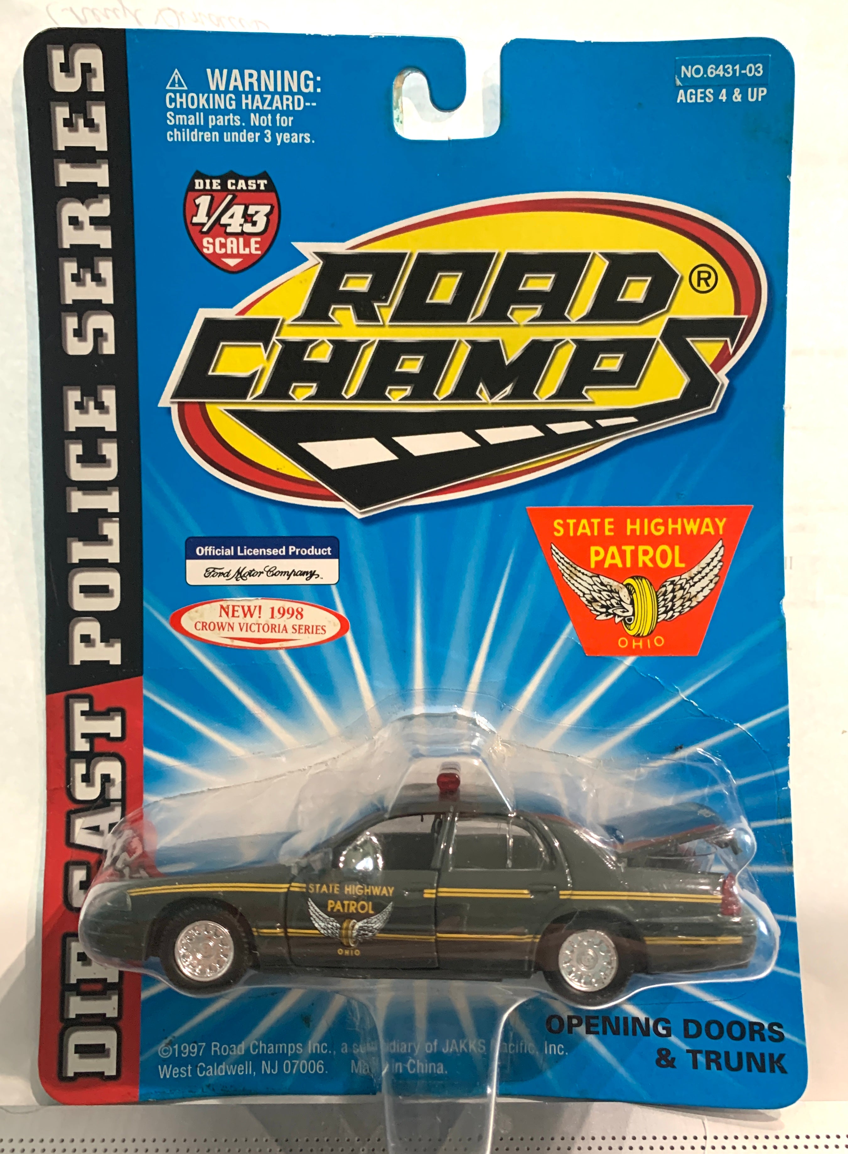 Ohio State Highway Patrol, 1/43 1998 Ford Crown Victoria – J