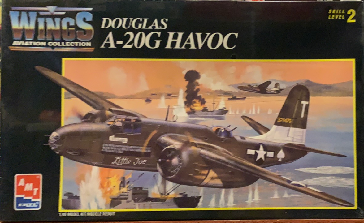 Douglas A-20G HAVOC 1/48 1996 Issue – J-BarHobbies Douglas A-20G HAVOC 1/48 1996 Issue – J-BarHobbies