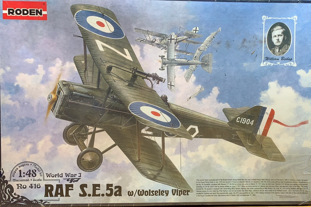 RAF S.E.5a w,Wolseley Viper 1/48