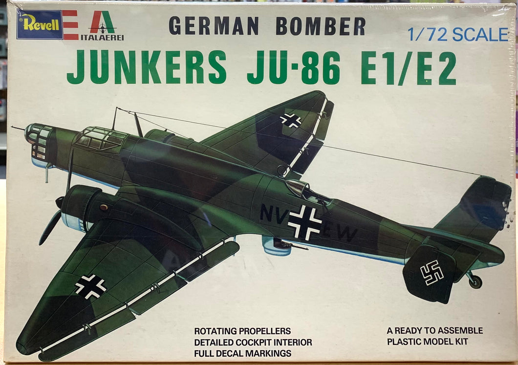 Junkers Ju 86 E-1/2 1/72 1976 ISSUE