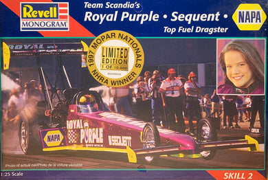 Team Scandia's Royal Purple Sequent Top Fuel Dragster - NAPA 1/25