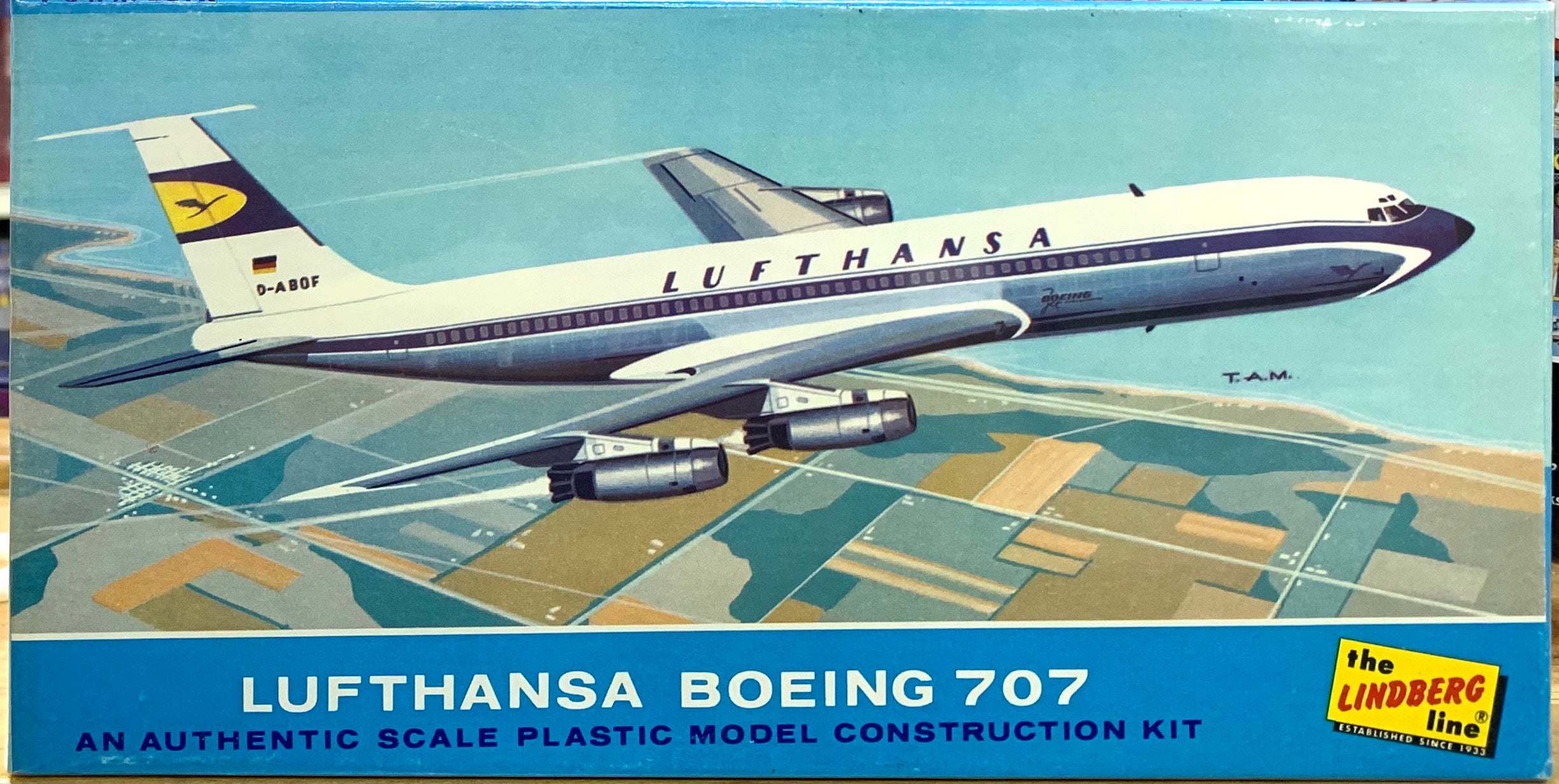 Lufthansa Boeing 707 1/208 1966 Issue – J-BarHobbies