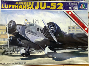 JUNKERS LUFTHANSA Ju-52 1/72 1986 ISSUE