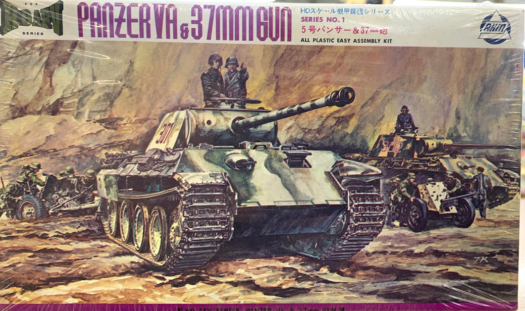 Panzer V A & 37mm Gun 1/87