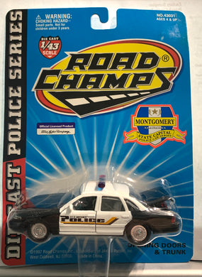 MONTGOMERY ALABAMA STATE CAPITAL POLICE, 1/43 1998 Ford Crown Victoria