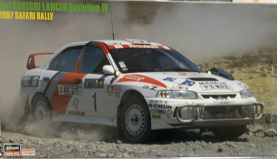 Mitsubishi Lancer Evolution IV 1997 Safari Rally 1/24