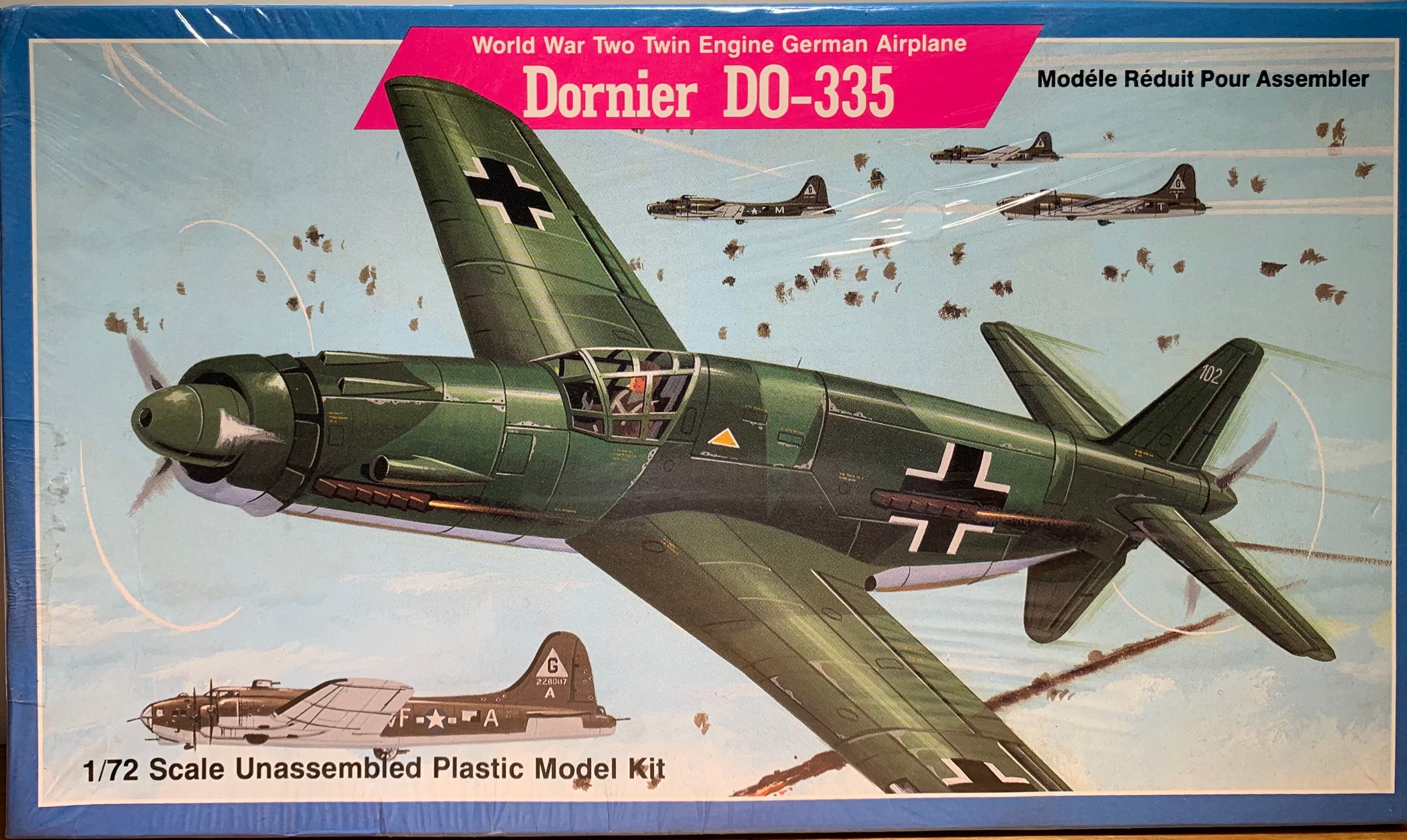 Dornier Do335, 1/72 World War Two Twin Engine German