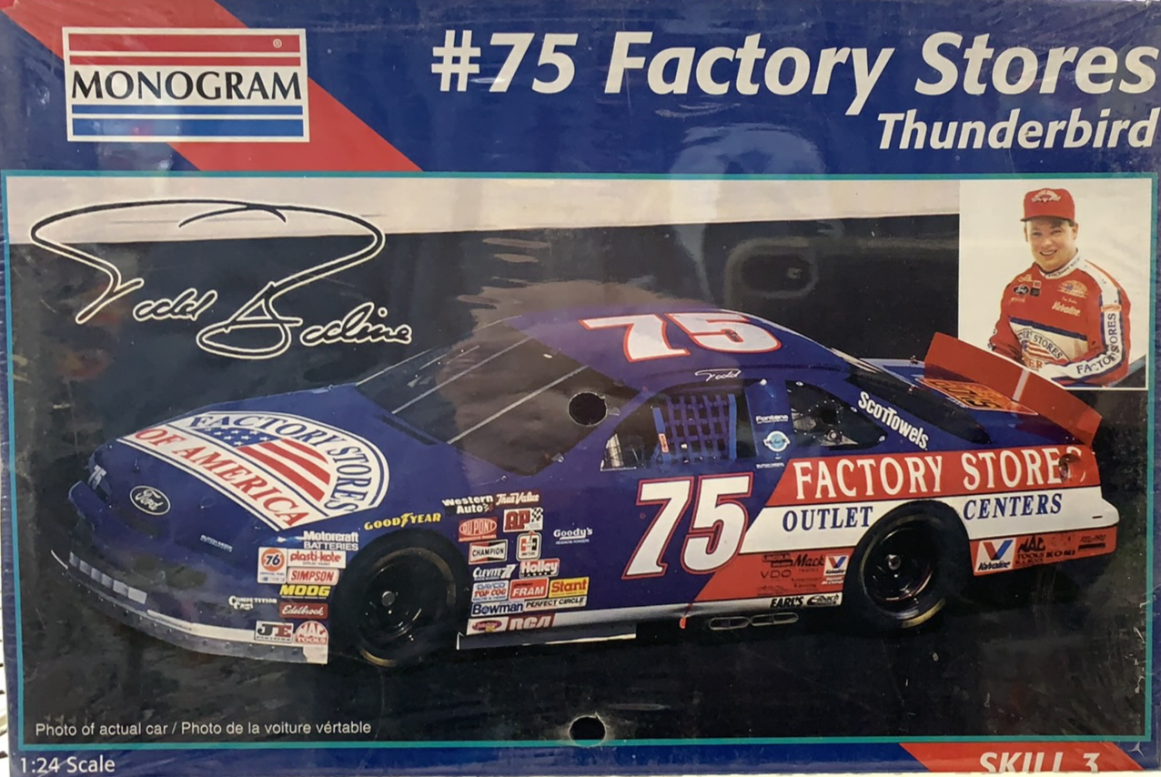 1/24 MONOGRAM　quartzo　サンダーバード　オールドモビル Bodine Todd #75 Factory Stores Thunderbird 1/24 1995 Issue – J