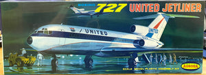 Boeing 727 United Jetliner 1/96 1962 ISSUE
