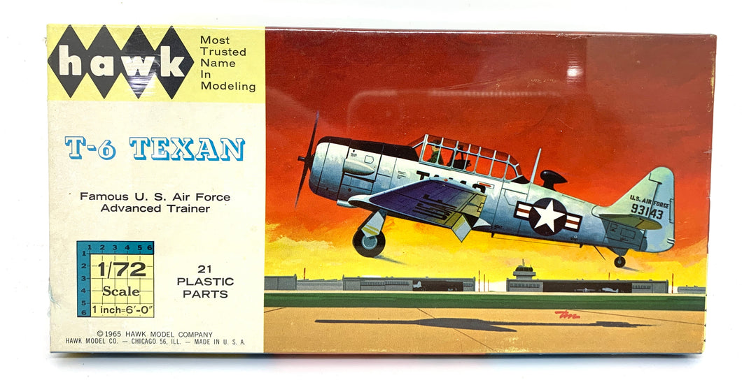 T-6 TEXAN Famous U.S. Air Force Advanced Trainer 1/72 1965 ISSUE