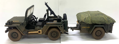 M151 A1 MUTT Utility Truck with Trailer - USMC 1/43