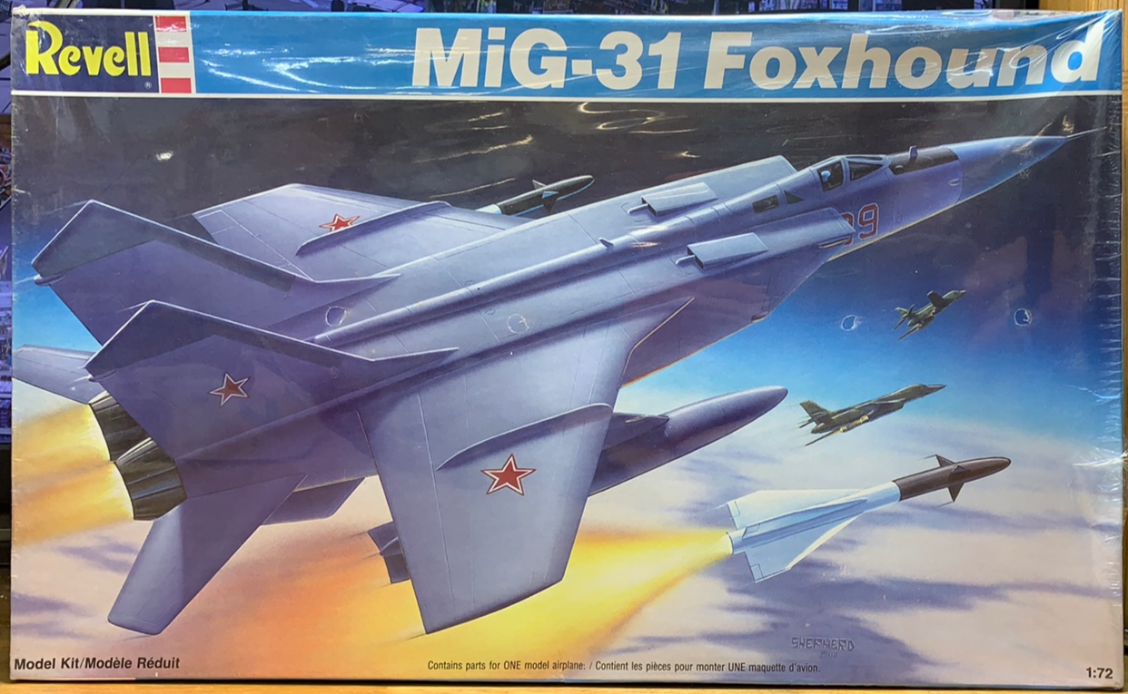 Mikoyan-Gurvich MiG-31 Foxhound 1/72 1989 ISSUE – J-BarHobbies