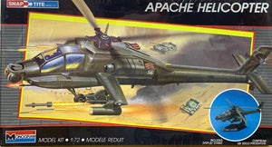 Apache Helicopter SnapTite 1/72  1988 ISSUE