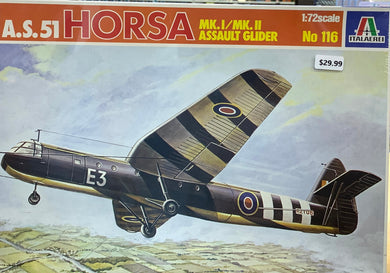 A.S.51 Horsa Mk.I/Mk.II Assault Glider 1/72 1978 ISSUE