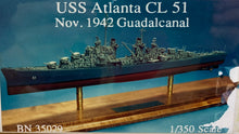 Load image into Gallery viewer, USS Atlanta CL 51 1/350  November 1942 Guadalcanal