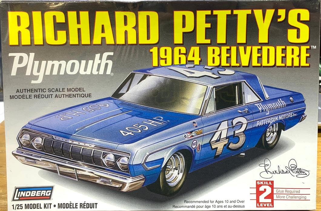 1964 Richard Petty's  Plymouth Belvedere 1/25 1997 ISSUE