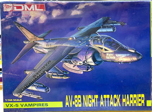 VX-5 Vampires AV-8B Night Attack Harrier 1/144 1990 ISSUE