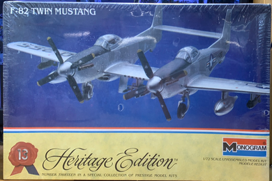 North American F82 Twin Mustang 1/72 1984 ISSUE