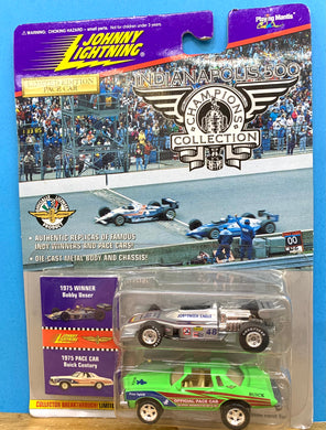 1975 Winner Bobby Unser Jorgenson Eagle & 1975 Pace Car Buick Century Indianapolis 500 Champions Collection (Limited)